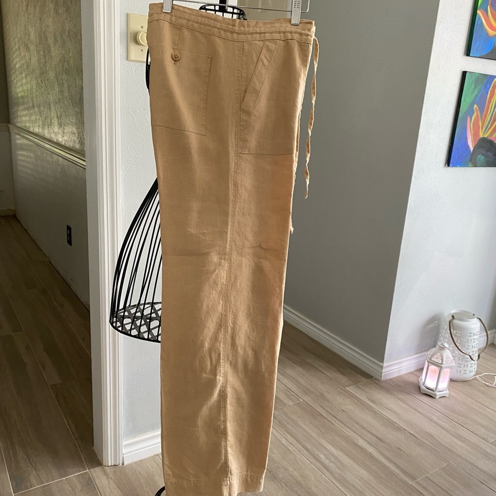 Ralph Lauren Airy linen in a wide-leg